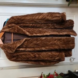 Vintage Genuine Mink Fur Coat